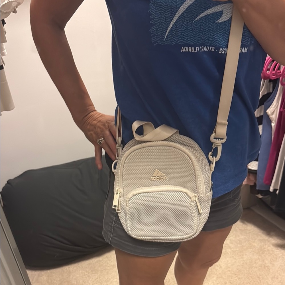 Adidas Cream Crossbody Bag